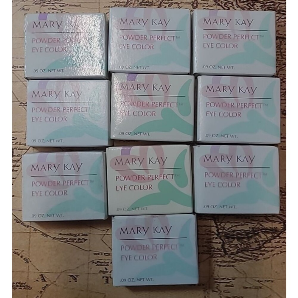 Lot of 10 - Mary Kay~POWDER PERFECT Eye Color New Old Stock Lot D